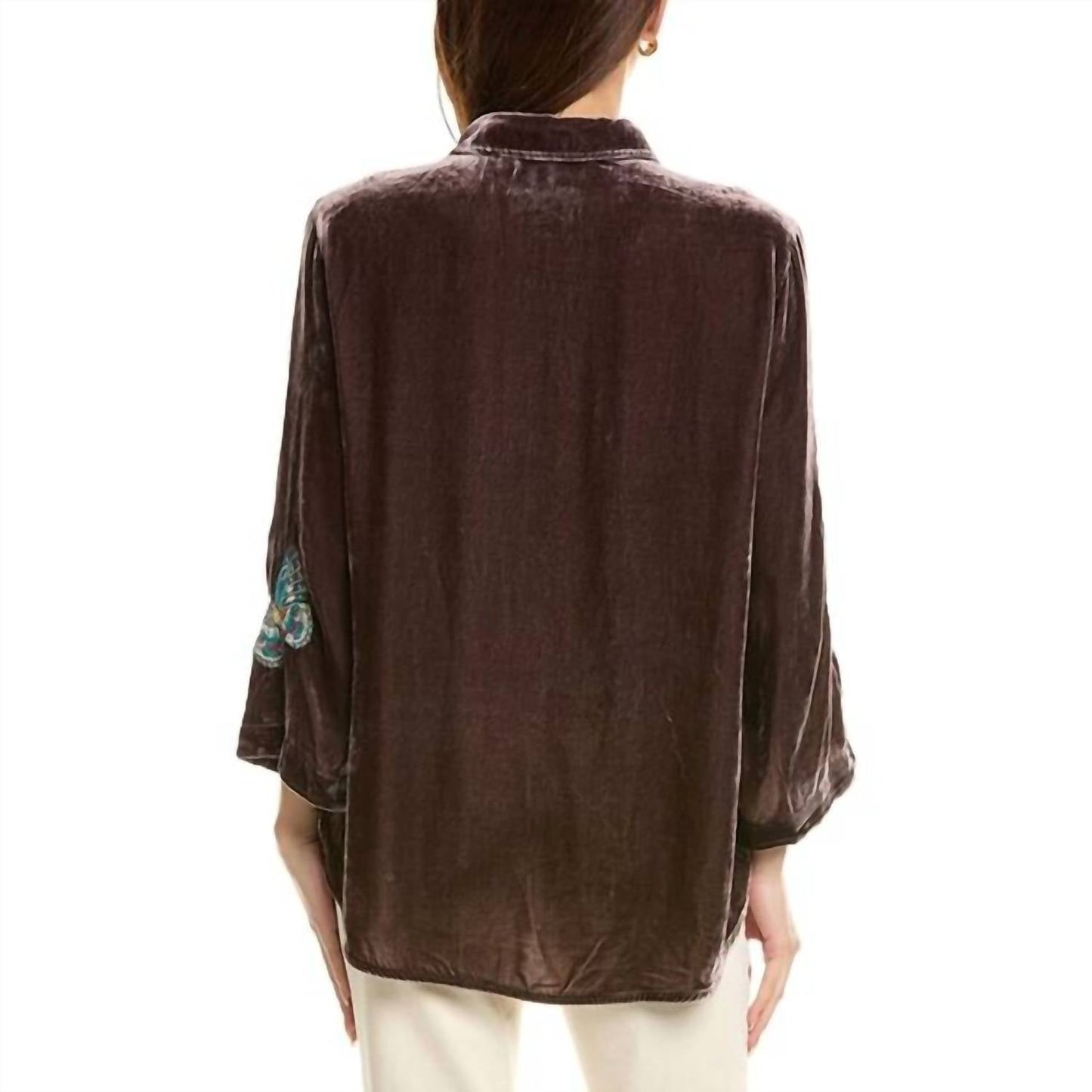 Johnny Was - Luciana Velvet Kimono Sleeve Shirt