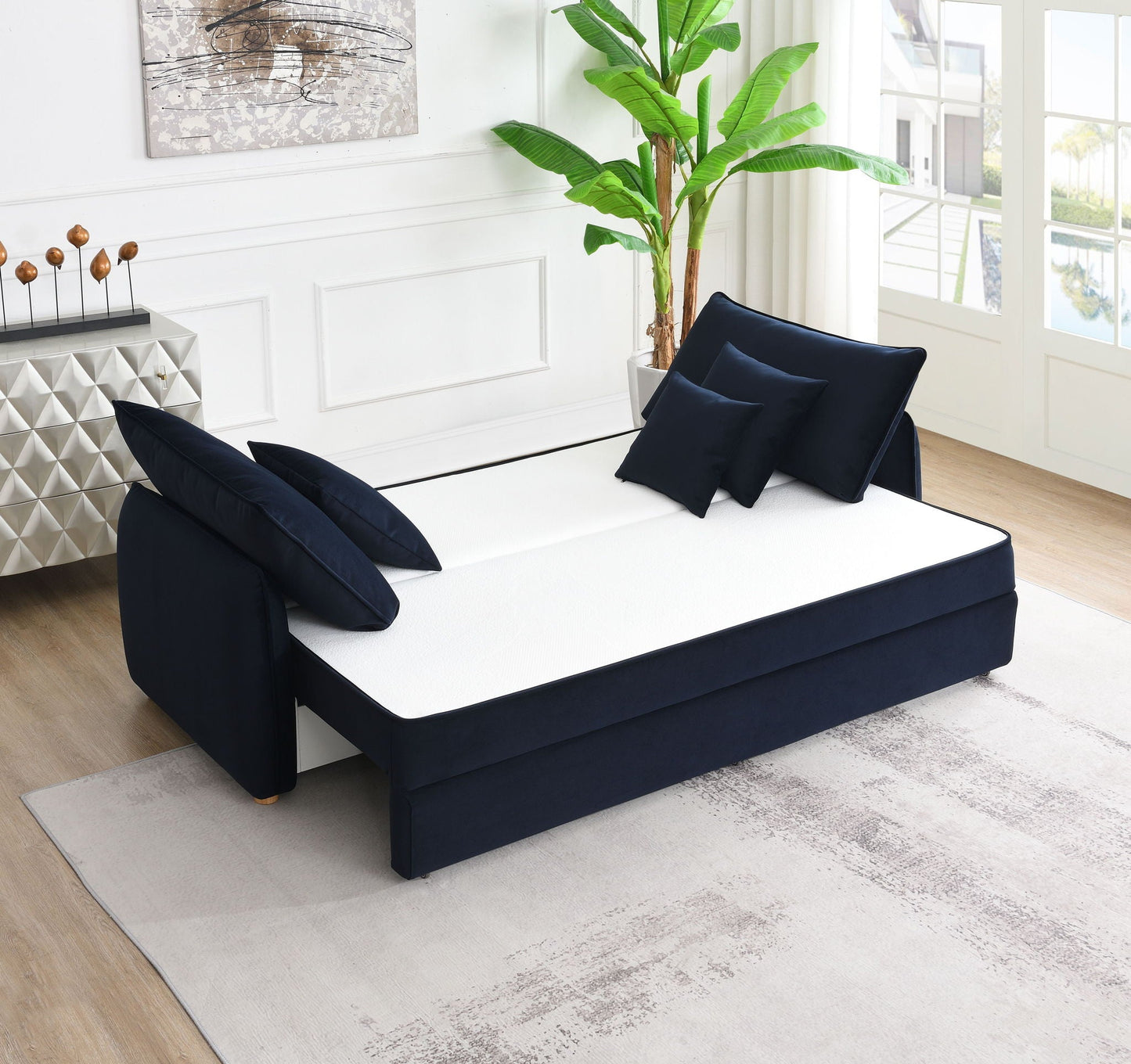 Irina Pull Out Sleep Sofa With Storage