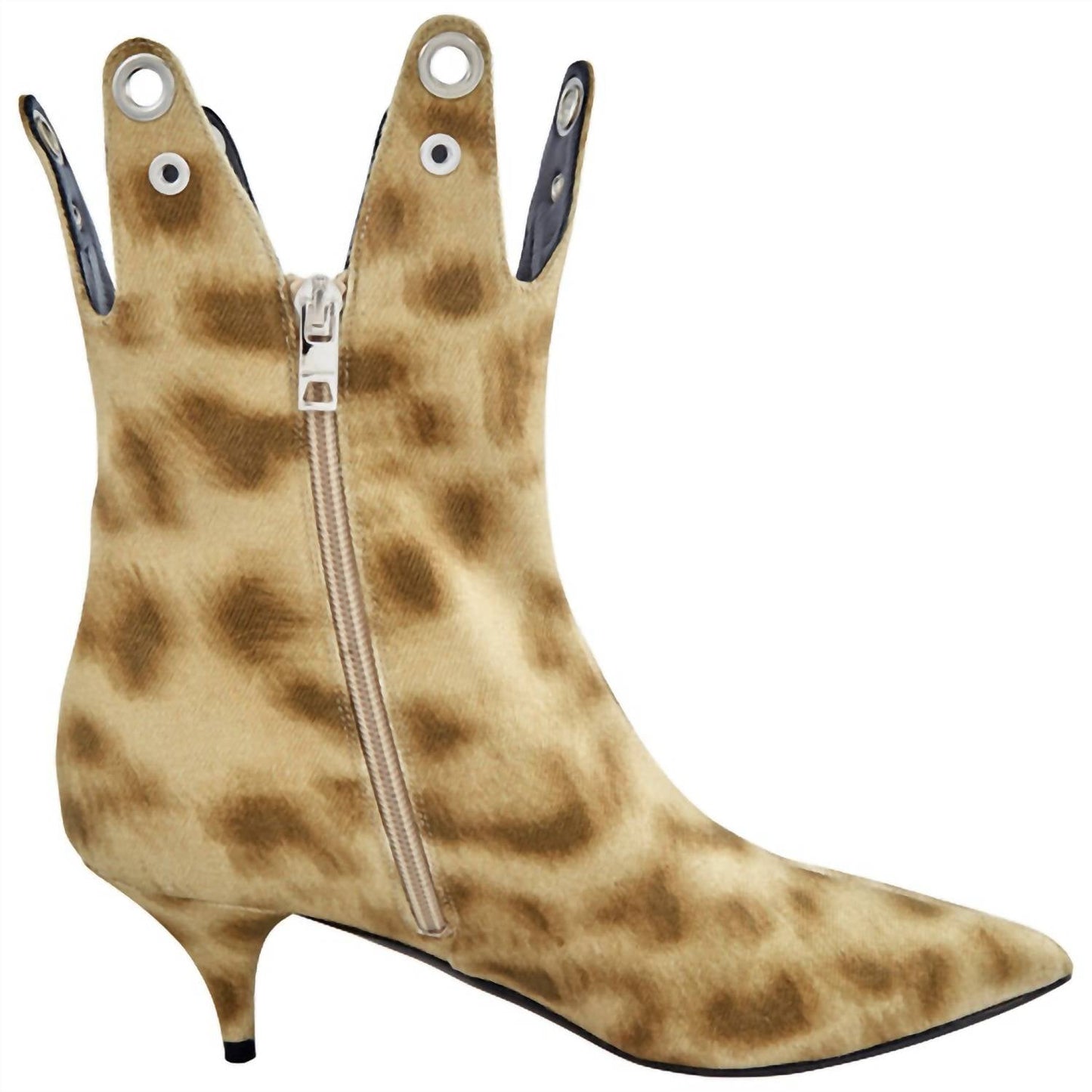 Burberry - Women's Jermaine Print Eyelet Ankle Boots