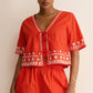 Z Supply - Cast Of Waves Short Sleeve Top