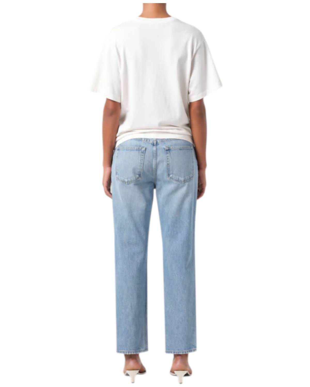 Agolde - Valen Mid Rise Ankle Straight Jeans