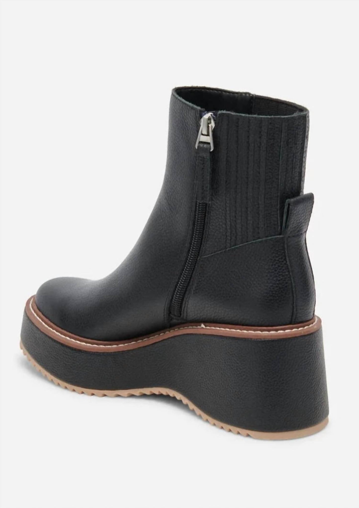 Dolce Vita - Women's Hilde Gore Lug-sole Wedge Booties