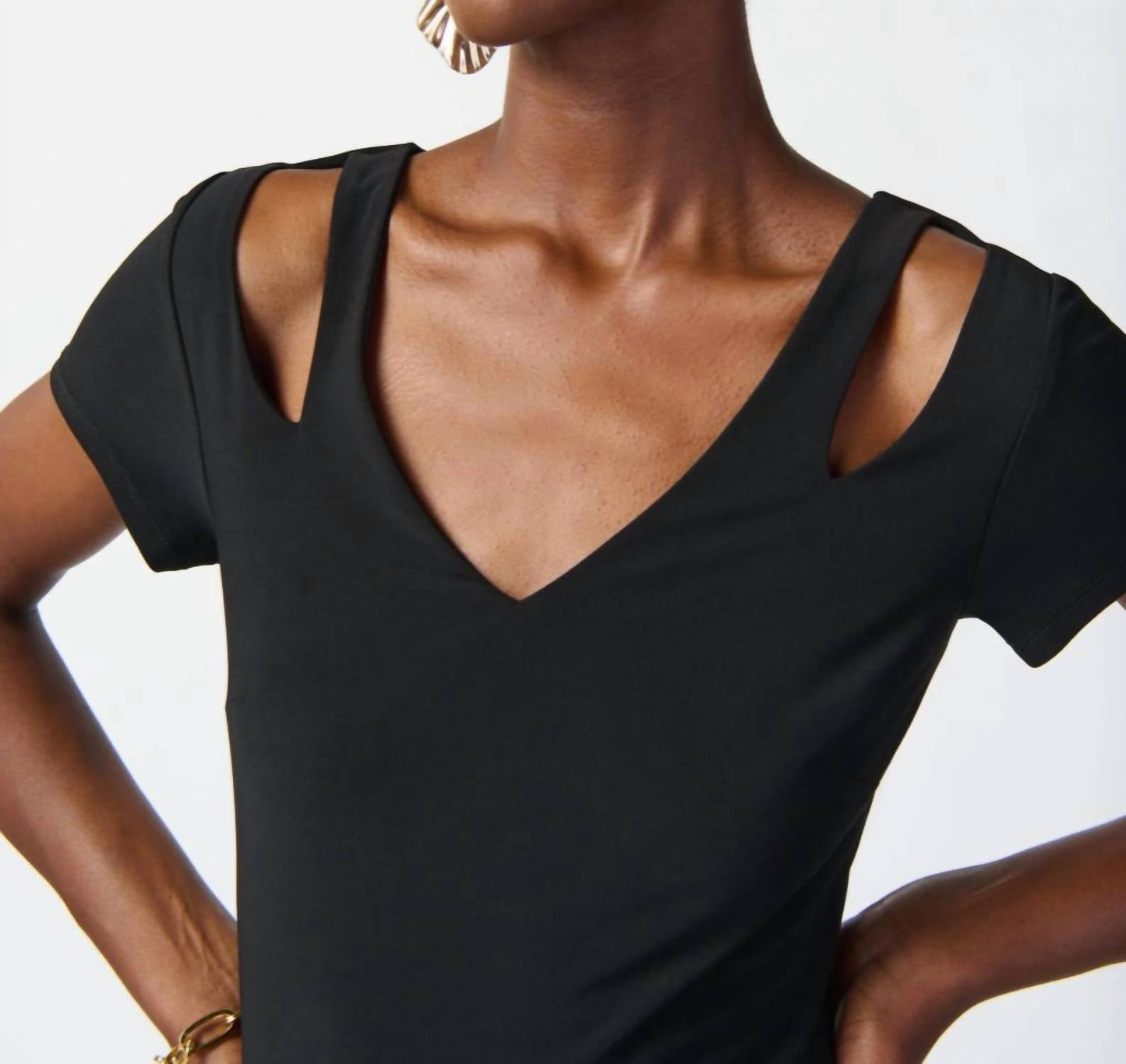 Joseph Ribkoff - Fringe hemline dress