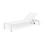 Outdoor Patio Chaise Lounge with 5 Reclining Positions