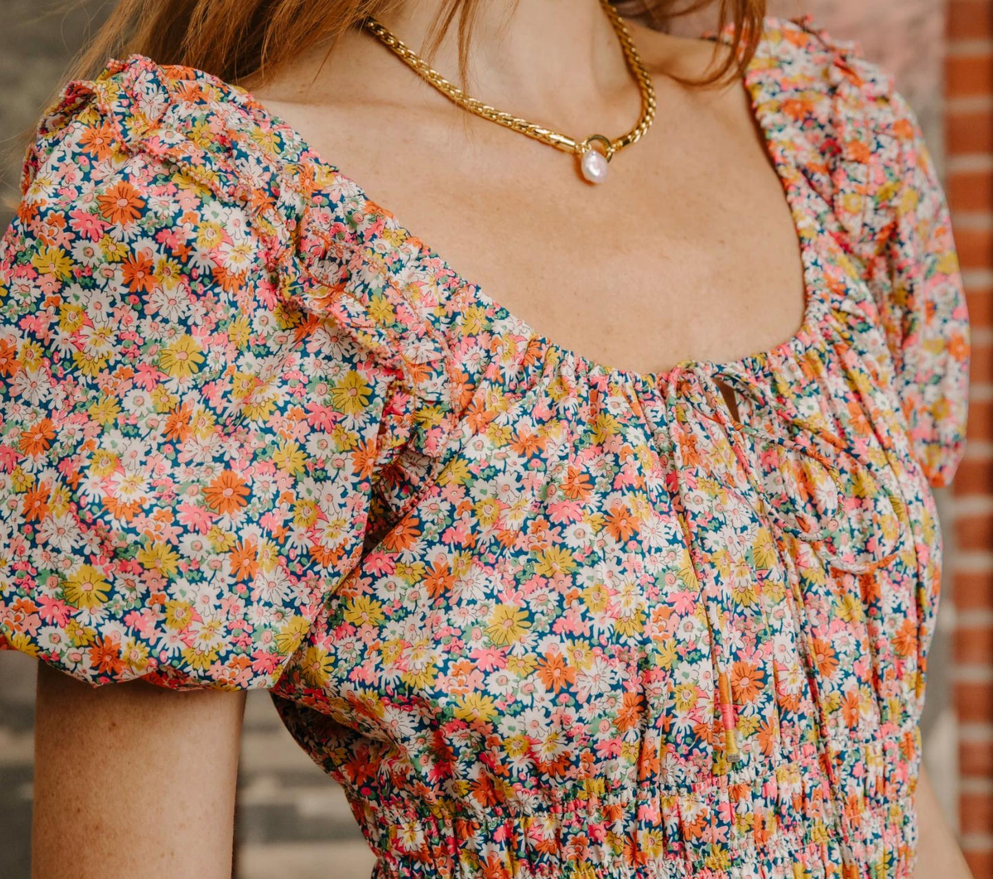 Love The Label - Nicola Floral Pattern Mini Dress