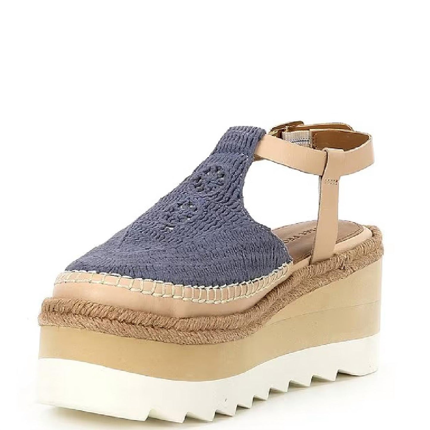 Free People - Women's Morning Crochet Platform Wedge Espadrilles