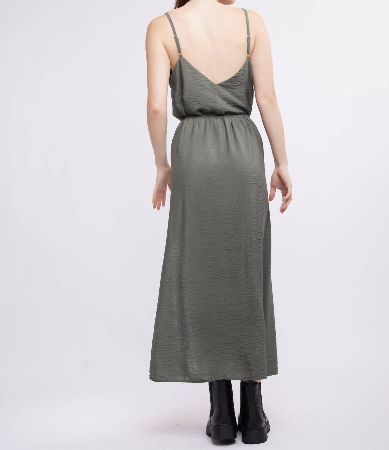 Self Contrast - Amaya Slit Midi Skirt