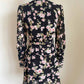 Ariti Kaziris - Women's Floral V-neck Belted Dress
