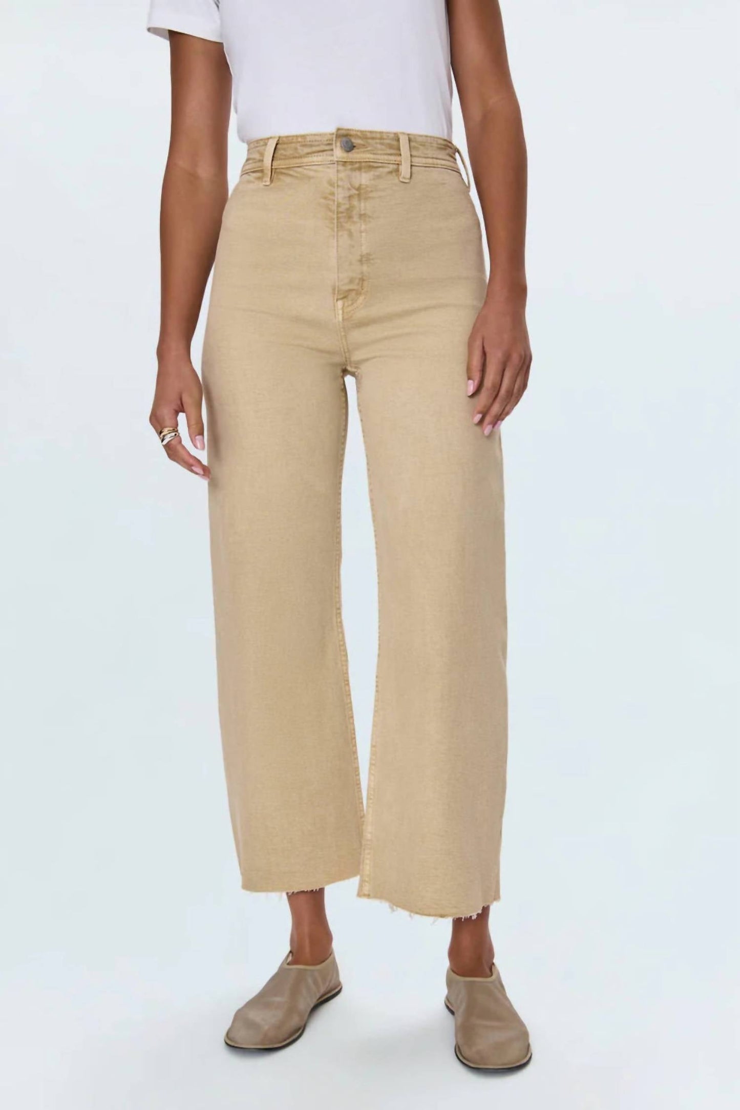 Pistola - Penny High Rise Wide Leg Crop Jeans