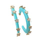 Smith & Co - Women's Starlight Jewel Hoop Earring