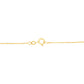 10k Yellow Gold Plated .925 Sterling Silver 3.0 cttw Round-Cut Diamond Open Heart Pendant Necklace (J-K Color, I1-I2 Clarity) - 18"