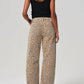 Citizens Of Humanity - Miro Animal Print Barrel Leg Jeans
