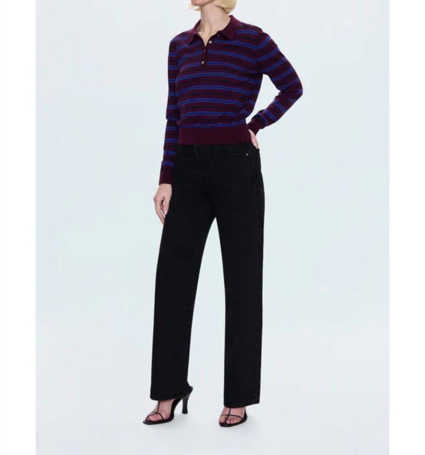 Pistola - Tate High-rise Bowed Wide Leg Jeans