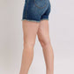 Judy Blue - High Waist Tummy Control Fray Hem & Shield Back Pocket Shorts