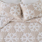 Matelassé Snowflake Quilt Set - Nino Collection