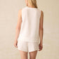 Faherty - Dune Cotton Gauze Sleeveless Popover Tank