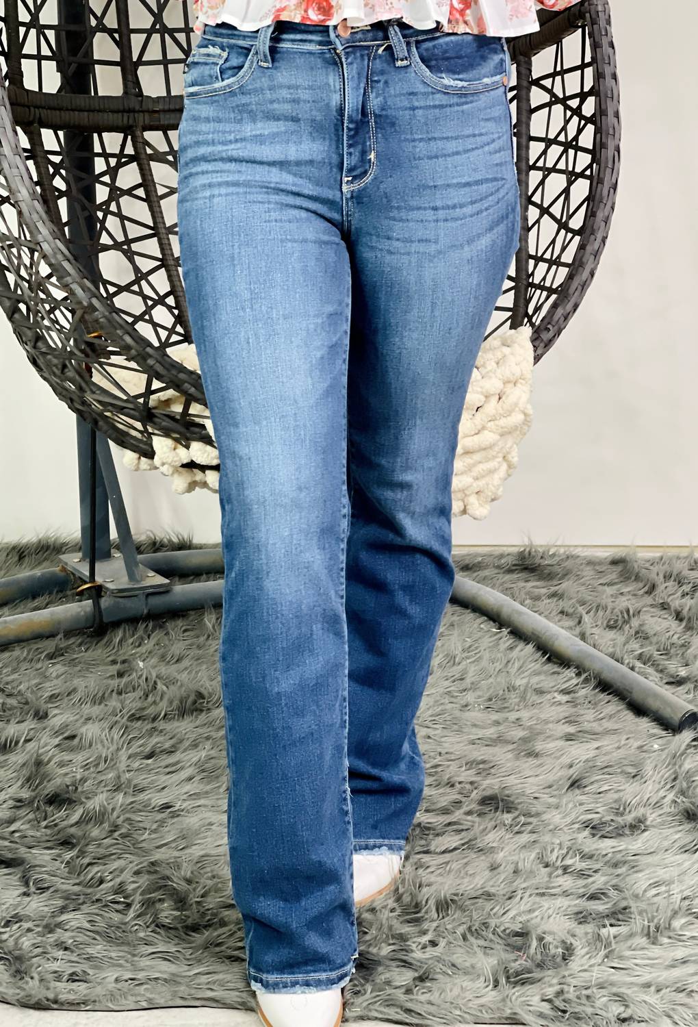 Judy Blue - Women's High Rise Bootcut Jeans