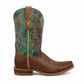 ट्विस्टेड एक्स - विमेंस जिंजर एंड डिस्ट्रेस्ड टर्क्वाइज़ 11" रैंचर बूट्स