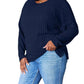 Basic Bae - Sophisticated Ribbed Knit Top