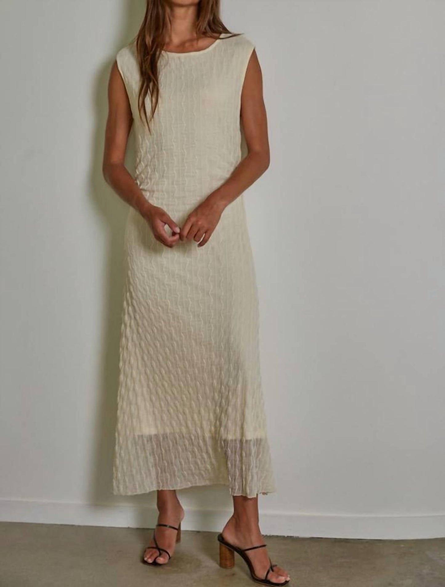 By Together - Women's Bea Lace Maxi Woven Dress