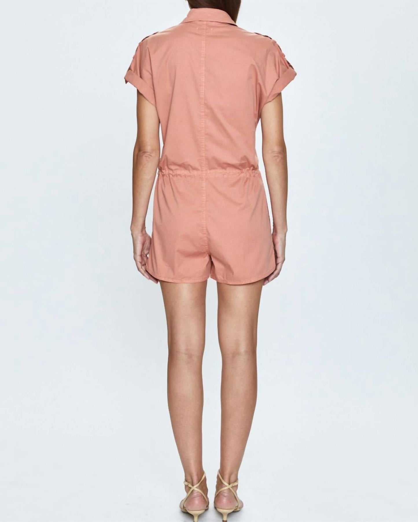 Pistola - Meg Short Sleeve Zip Front Romper