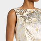 Lafayette 148 - Bateau-neck Metallic Jacquard Vest