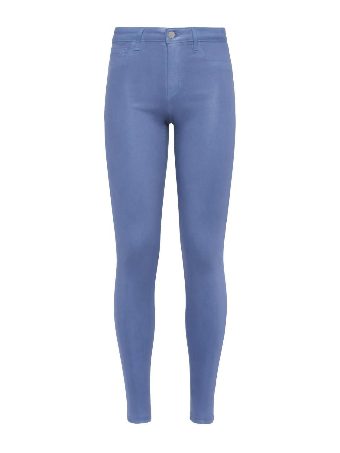 L'Agence - Marguerite Coated Skinny Jeans