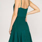 She + Sky - Cowl neck cami swing dress