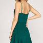 She + Sky - Cowl neck cami swing dress