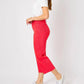 Judy Blue - Tummy Control Crop Wide Leg Jeans