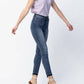 Judy Blue - High Waist Skinny Released Hem and Side Slit