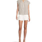 Sanctuary - By The Bay Shell Striped Short Sleeve Top