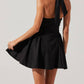 Astr - Nicole V Neck Halter Mini Dress