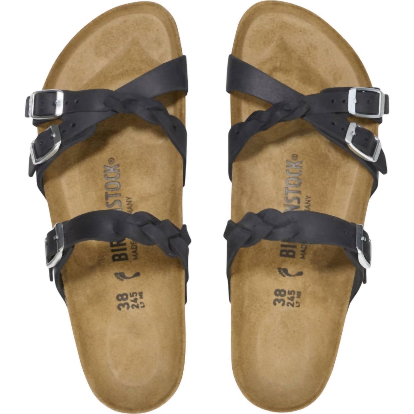 Birkenstock - महिलाओं के लिए फ्रांका ब्रेडिड सैंडल