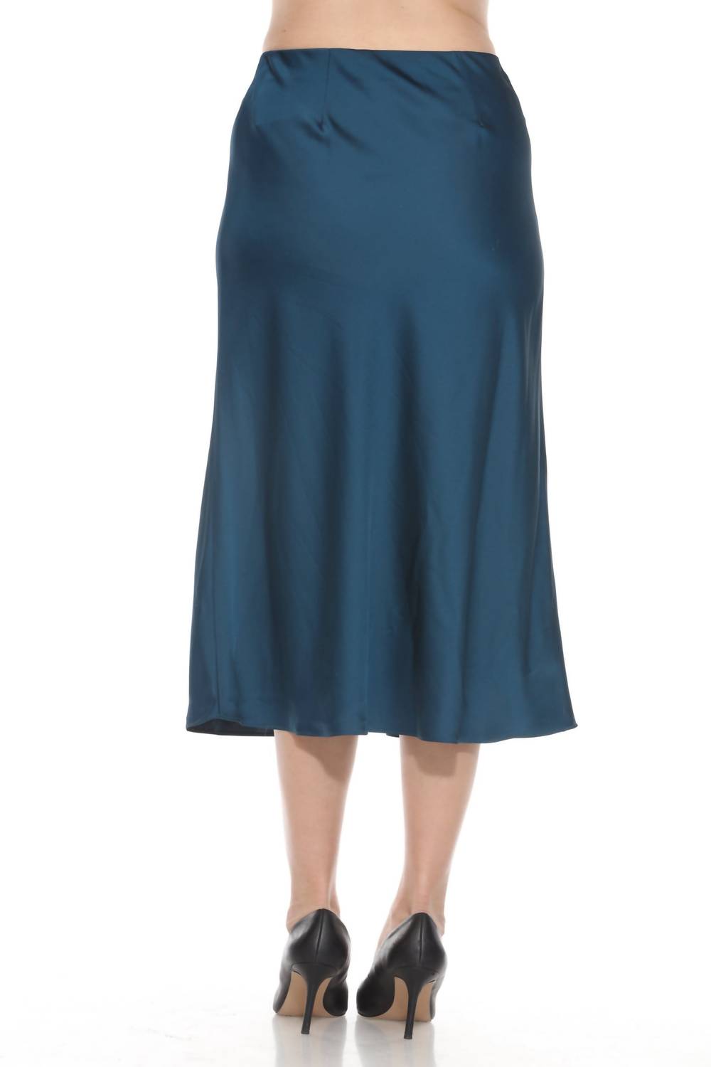 Joseph Ribkoff - Satin A-line Midi Skirt