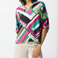 Joseph Ribkoff - Geometric Print Boxy Top