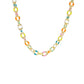 Marlyn Schiff - Enamel Splatter Link Necklace