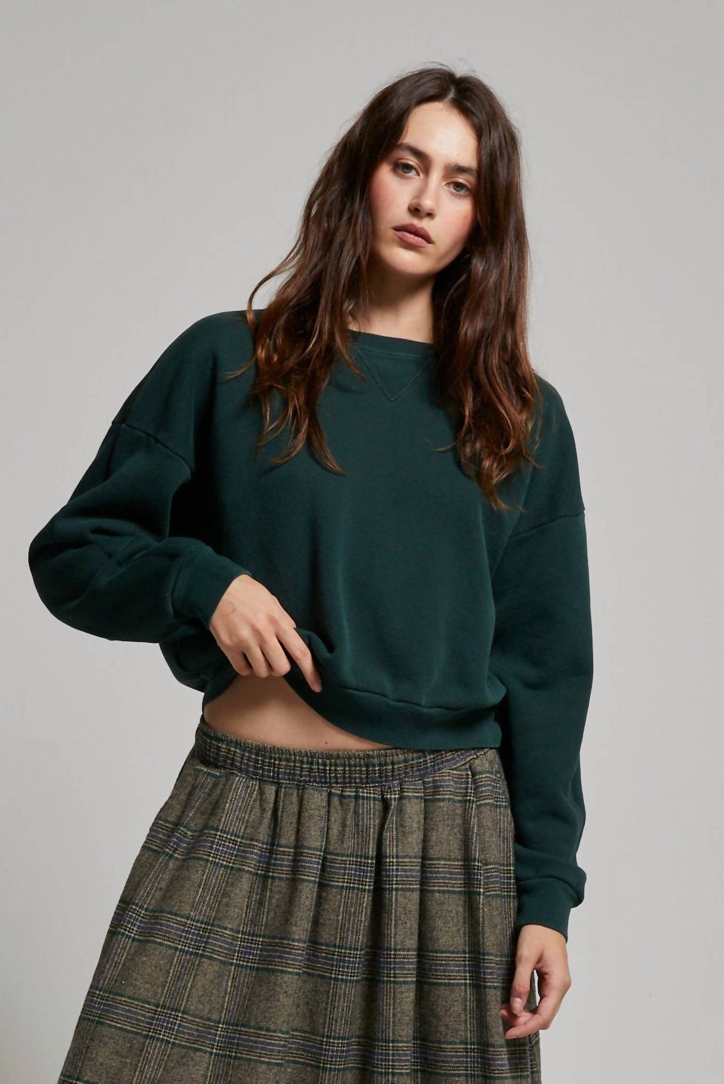 Asher - Scarlet Plaid Midi Skirt