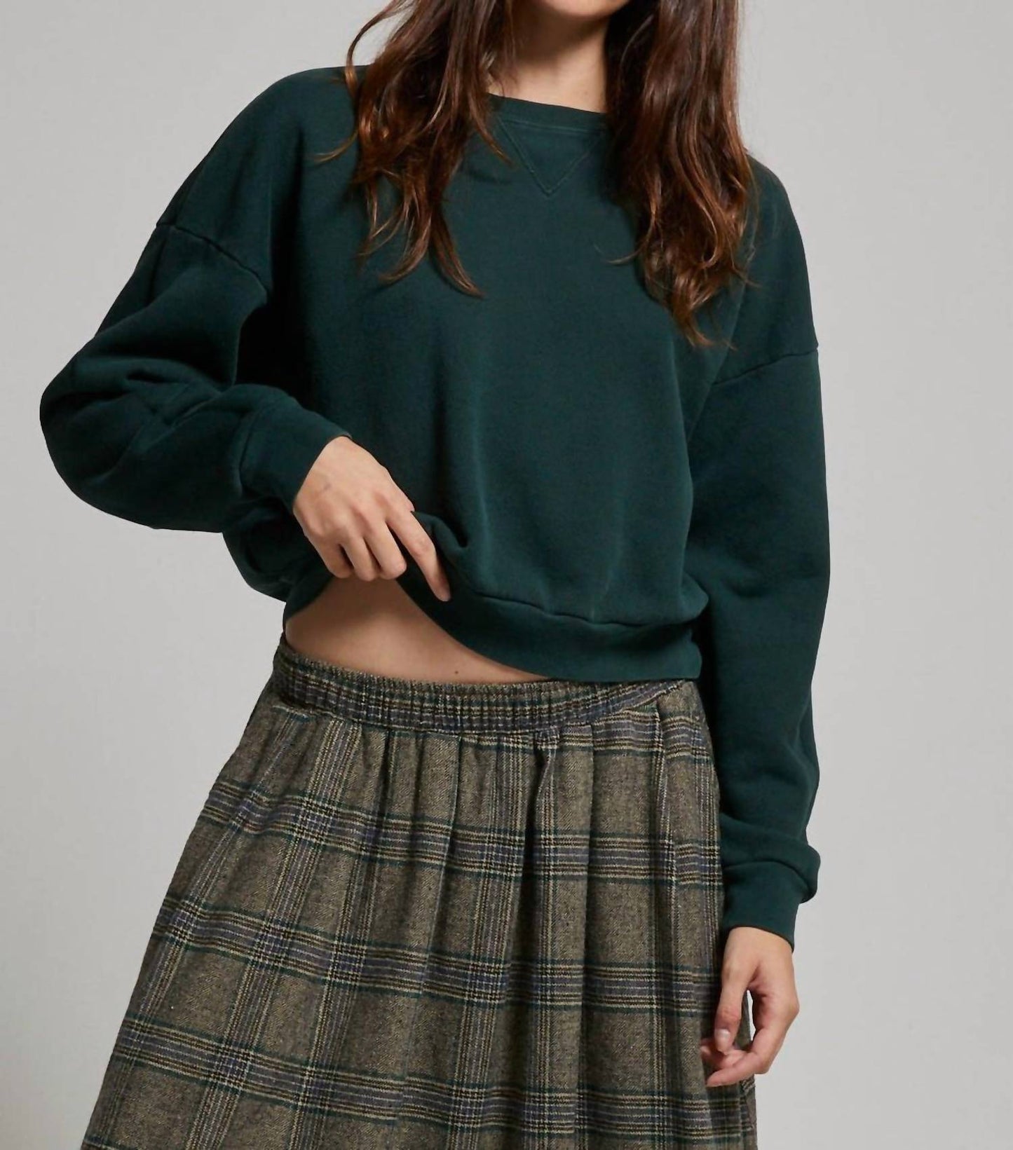 Asher - Scarlet Plaid Midi Skirt