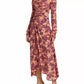 A.L.C. - Mona Cut Out Back Maxi Floral Dress