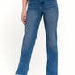 1822 Denim - High Rise Straight Leg Denim Jeans