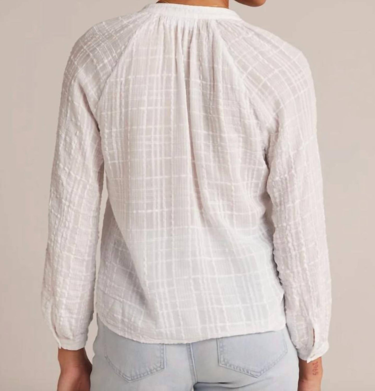 Bella Dahl - Women's Full Sleeve Raglan Button Down Shirt