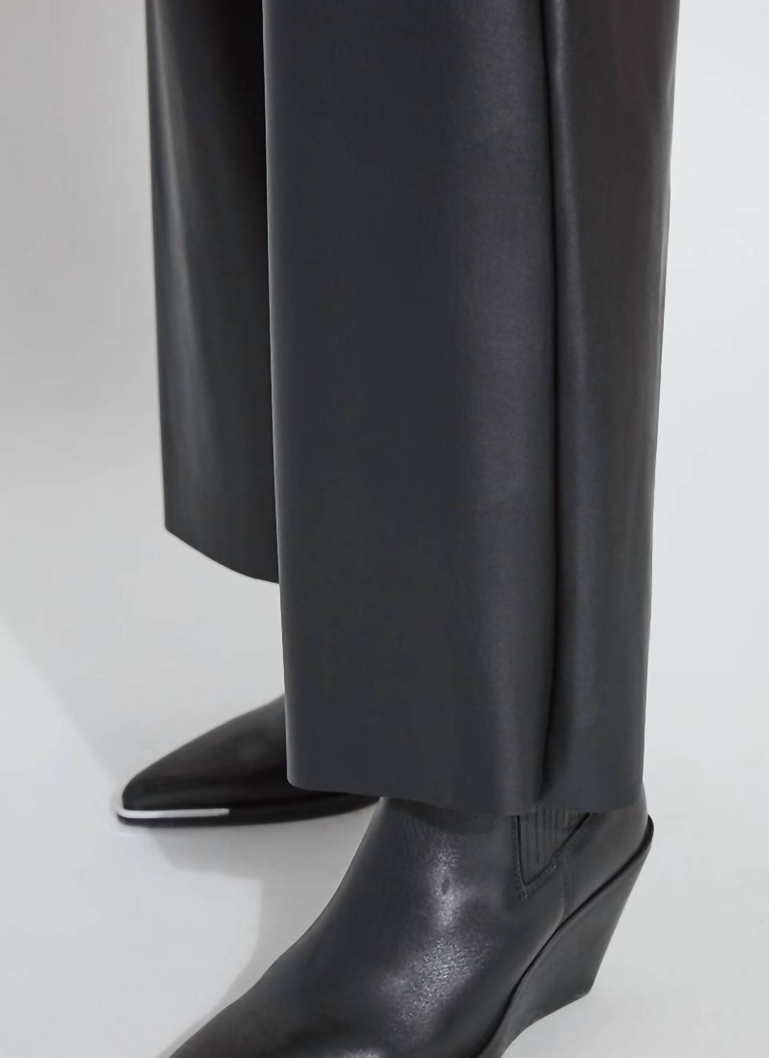 Lysse - Wren Hi Waist Wide Leg Vegan Leather Pant