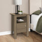 Accent Nightstands with Storage and Transitional Style