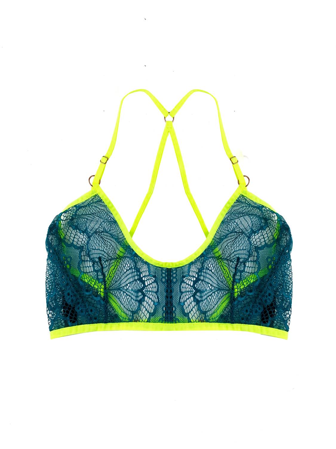 Titov - Women's Samantha Neon Lace Bralette