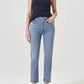 Agolde - Riley Long High Rise Straight Leg Jeans