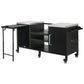 K&K 72.4' Large Grill Table for Big Green Egg
