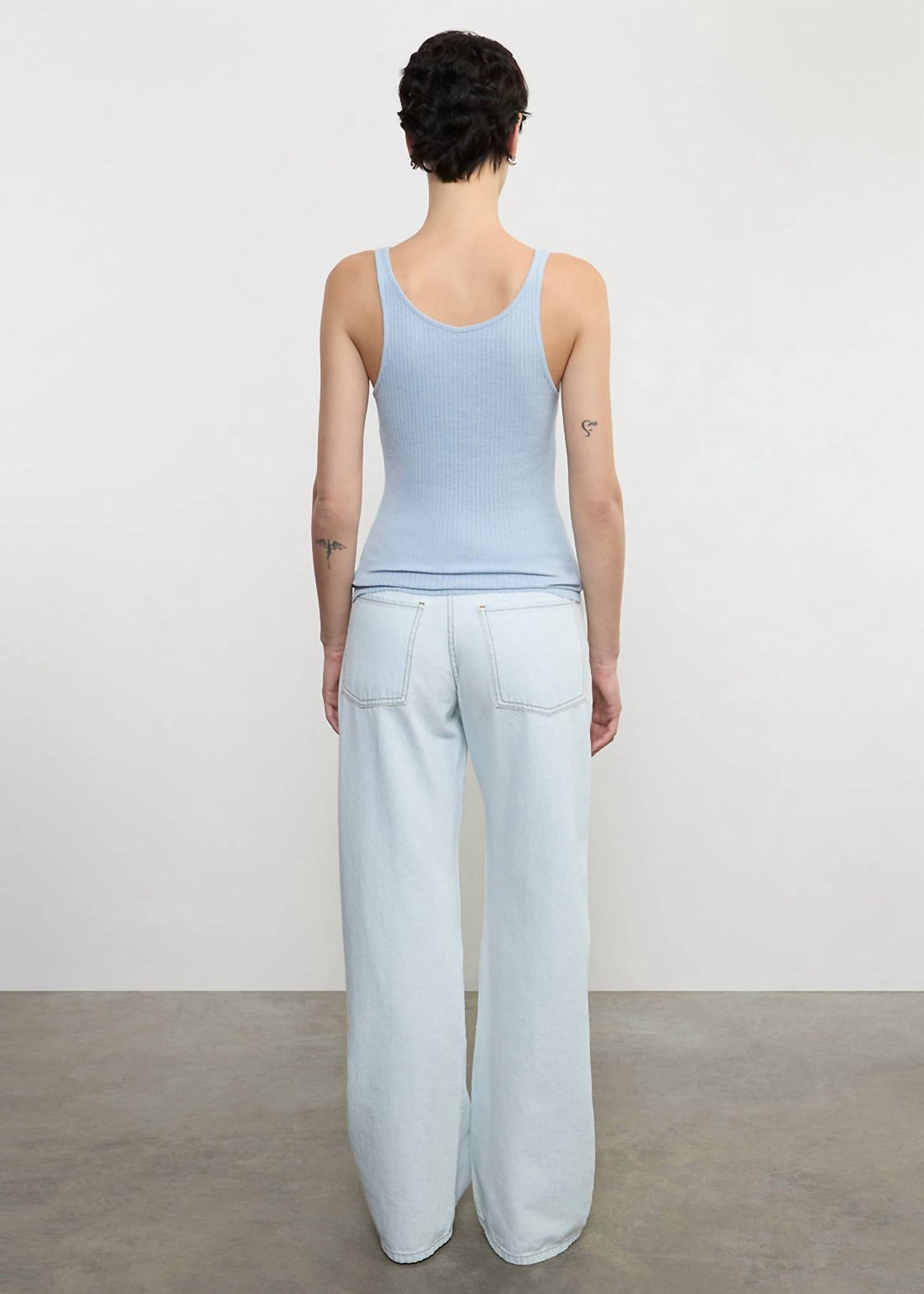 Enza Costa - Military Rib Slim Tank Top