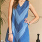 Adora - Chevron Crush Dress