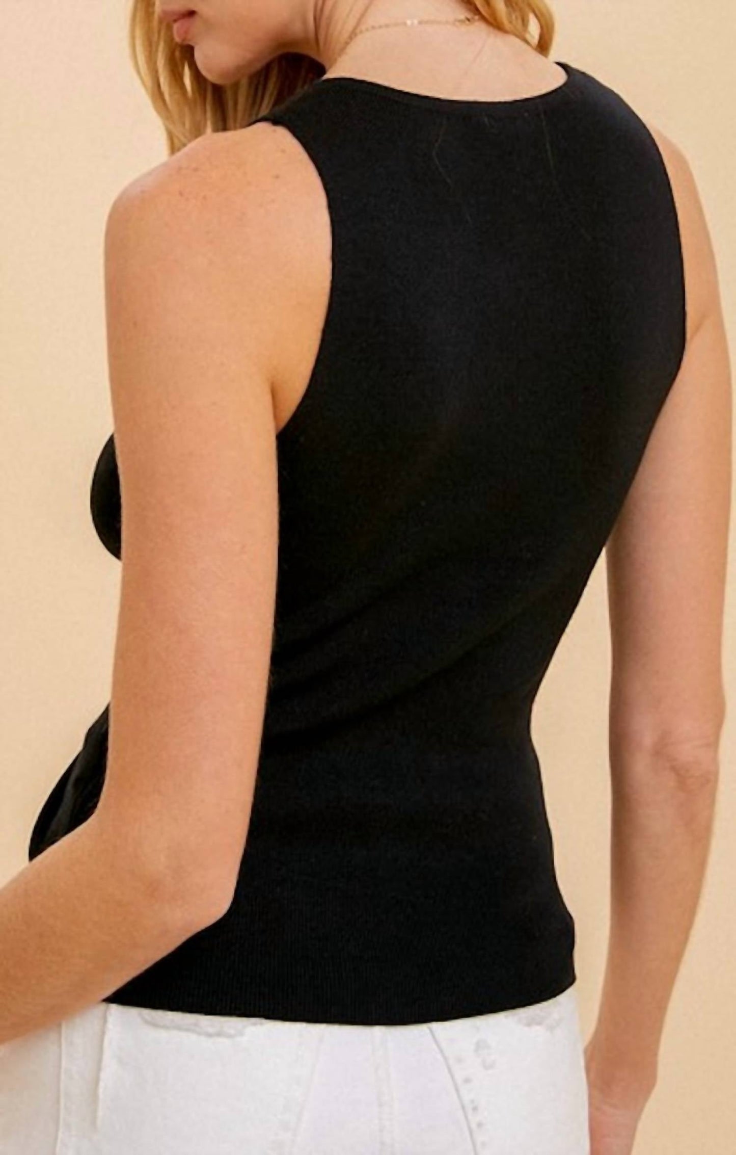 Hem & Thread - Drawstring Sweater Top